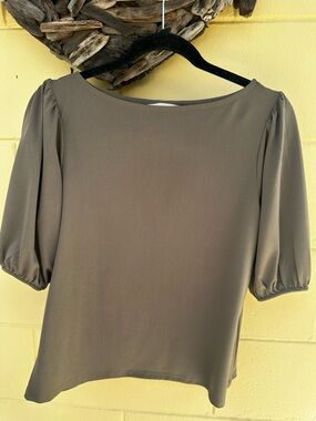 H&M Olive Green Top with Subtle Texture